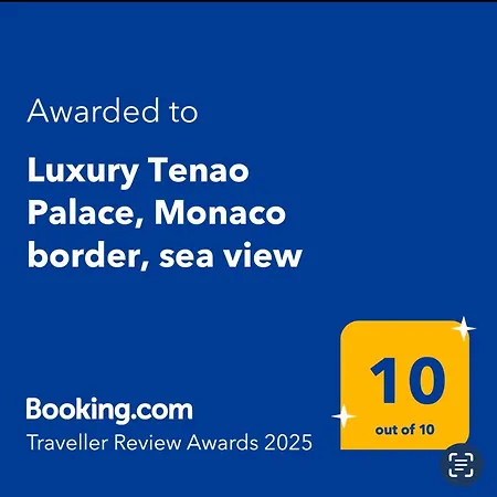 Luxury Tenao Palace, Monaco Border, Sea View Beausoleil